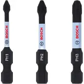 Bosch Impact Control Ph1/ph2/ph3 50 Mm Glass Key 3 Units
