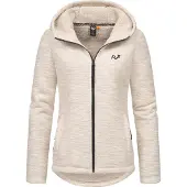 Ragwear Kapuzenstrickjacke "Lyshka Melange" Kuschelige Kapuzenjacke in Strick-Optik