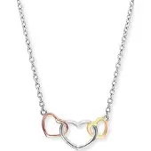 Engelsrufer Damen-Kette Kette With Love 3 Hearts 925er Silber Engelsrufer Silber