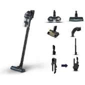 Samsung VS20C852FTB, 2-in-1-Stabstaubsauger, Beutellos, Schwarz, Blau, Rechteckig, Trocken, Multizyklonisch