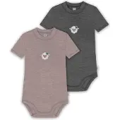 Normani 2er Set Baby Merino Kurzarmbody „Tihoi" - 9321