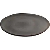 Ebuy24 | Set mit 4 Tellern Selma Grau Keramik 21x21x2 cm | NADUVI