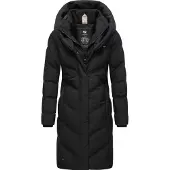 Ragwear Steppmantel "Natalka Melange" wasserdichter Damen Wintermantel mit gefütterter Kapuze