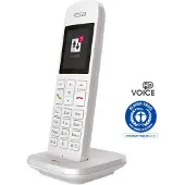 Telekom Sinus 12, Analoges Telefon, Kabelloses Mobilteil, Freisprecheinrichtung, 100 Eintragungen, Anrufer-Identifikation, Weiß