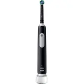 Braun Pro 1 8700216012935, Erwachsener, Rotierende-vibrierende Zahnbürste, Tägliche Pflege, Sensibel, Whitening, Schwarz, 2 min, Rund