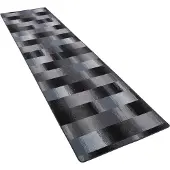 Snapstyle Designer Velours Läufer Teppich Mystic Karo