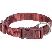 Trixie Halsband Hond Premium Sangria Rood - 35-55X2 Cm