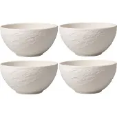 Villeroy & Boch Schale Manufacture Rock Blanc (4-teilig)