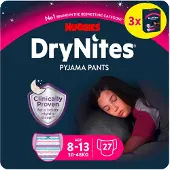 Huggies Windeln Windelhosen Mädchen 8-13 J (30-48 kg) Monatspack 3x9 St Einweghosen