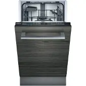 Siemens iQ100 SR61IX05KE, Voll integriert, Single (45 cm breit), Schwarz, Schwarz, Berührung, 1,75 m