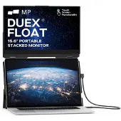 Mobile Pixels MOBILE PIXELS, Tragbarer 15,6" Touchscreen Full HD Monitor Duex Float drehbar für PC, Schwarz