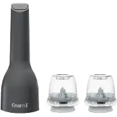 FINAMILL One midnight black mit zwei FinaPod Pro Plus Batteriebetrieben