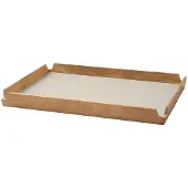 Lind DNA Tablett Square M Airy Nupo Oyster White / Teak