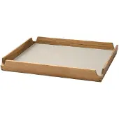 Lind DNA Tablett Square S Airy Nupo Oyster White / Teak