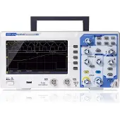 Peaktech P 1335 – 2-Kanal Digital-Speicheroszilloskop 20 MHz | 100 MS/s, 8-Bit, 7" TFT-Farbdisplay | USB, Autoset, FFT | Kompaktes Labormessgerät