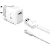 Celly UPTC1USB2USBC65, Drinnen, USB, Weiß