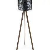 Opviq , AYD- AYDAXL, Schwarz,Braun,Grau, Stehlampen, 38 x 140 cm, 70% MDF / 30% PVC -Stoff