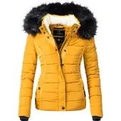 NAVAHOO Steppjacke "Miamor" mit Kapuze hochwertige Winterjacke m. voluminöser Kunstpelz-Kapuze