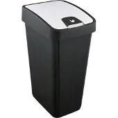 Keeeper Abfalleimer "magne" 45 Liter anthrazit / weiß