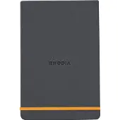 Rhodia Rhodiarama Webnotepad 9x14 cm Liniert Titanium