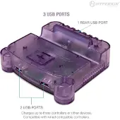 Hyperkin RetroN S64, Andockstation, Nintendo Switch, Violett, Aktivität, Switch / Switch Lite, 50,8 mm
