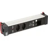 Bachmann Steckdosenleiste CONFERENCE 2x T13, USB, Custom-ABD leer