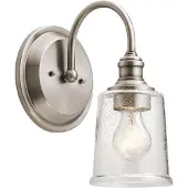 Kichler Elstead Waverly Wandleuchte E27 Klassisches Zinn