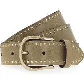 B.belt Ledergürtel in grün für Damen, Größe: 95. BBS0004103