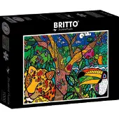 Bluebird Puzzle Puzzle Romero Britto Amazon 1000 Teile bunt