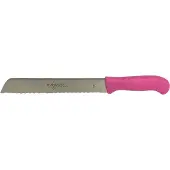 Mojawo Brotmesser Solingen Küchenmesser Wellenschliff Rostfrei Pink