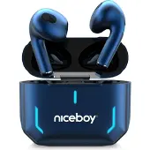 Niceboy HIVE SpacePods, Kabellos, Anrufe/Musik/Sport/Alltag, 20 - 20000 Hz, 46,5 g, Kopfhörer, Blau