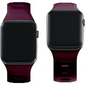 3MK Silicone Watch Strap ciemnofioletowy /mulberry dla Apple Watch 38/40/41mm