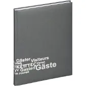 Pagna G„stebuch Europa, (B)195 x (H)255 mm, 192 Blatt, grau