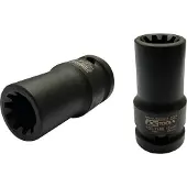 Ks Tools 150.2289, Buchse, 1/2", Metrisch, 1 Kopf/Köpfe, Chrom-Vanadium-Stahl, 93 g