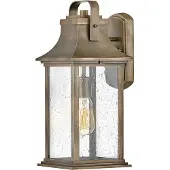 Elstead Lighting Elstead Grant Außen-Außenwandleuchte E27 43cm Brünierte Bronze Klar IP44