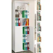 VCM Büroschrank Aktenschrank Regal Lona 6f