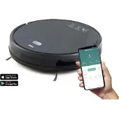 Domo DO7296S Saug-und Wischroboter Fernbedienbar, App gesteuert, kompatibel mit Amazon Alexa, kompatibel mit Google Home, mit Wischfunktion, Sprachgesteuert (DO7296S)
