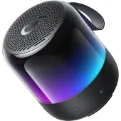 Soundcore Glow Mini, 8 W, Kabellos, Tragbarer Mono-Lautsprecher, Schwarz, Staubresistent, Feuchtigkeitsbeständig, IP67