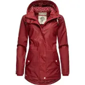 NAVAHOO Regenjacke "Oceans Heart" mit Kapuze stylischer wasserdichter Regenmantel mit Kapuze
