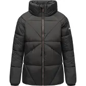 NAVAHOO Schokolinaa Damen Winter Steppjacke mit gefüttertem Kragen