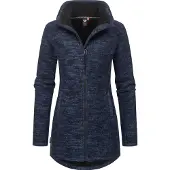 Ragwear Strickjacke "Miram Melange" Kuschelige Übergangsjacke in Strick-Optik