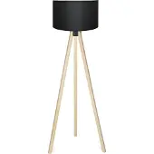 Lux.pro Stehleuchte ’Newport’ 1 x E27 Schwarz