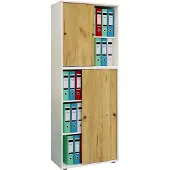 VCM Büroschrank Schiebetüren Lona 5fach