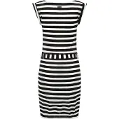 Ragwear Sommerkleid "Tagg Stripes" Eingrifftaschen gestreiftes Damen Minikleid mit Taillenband und Taschen