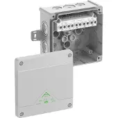 Spelsberg 80642101 Abzweigkasten, Schutzart IP66, max. Leiterquerschnitt 62, Schlagfestigkeit IK07, Schutzklasse II, Ui 690V AC, Ui 690V DC, DLG