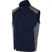Kübler Activiq Weste Dunkelblau/Anthrazit 4XL