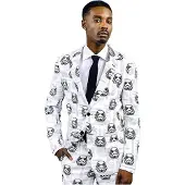 Opposuits Stormtrooper Jackett - slim-fit Karneval Sakko