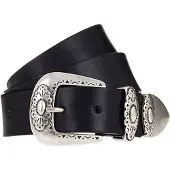 Vanzetti Gürtel 35mm Leather Belt With Fittings W85 Black