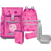 MCNEILL Schulranzen Tenero Schoolbag Set 5-teilig Pinky rosa