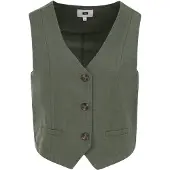 We fashion Waistcoat Dark Green Größe: 42 | Gilets Outlet | Damen | Grün